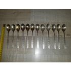 Ложки чайные 12 штук мельхиор