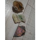 Лот (лабрадорит, халцедон, флюорит)
