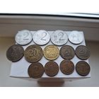 Сборный лот Литва, Латвия, Эстония. Лот состоит из 13-ти монет. Монеты не чищены. 45268