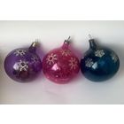 Ёлочная игрушка шар снежинка СССР цена за все К.14