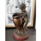 Старинная бронзовая статуэтка-ваза . L Kley -Франция 1900 г.