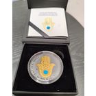 КАЗАХСТАН 1000 тенге 2024 г "РУКА ФАТИМЫ" ,Antique silver