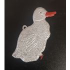 Ёлочная игрушка Утка, колкий пластик. 50-е г.г. СССР