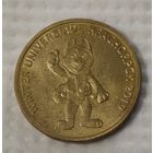 Россия 10 рублей, 2018 Универсиада в Красноярске 2019 (Талисман) (14-13-10)