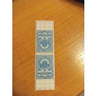 1918 Россия Михель IIc гербовые использовались как почтовые тет-беш чистый клей MNH**(4-6)