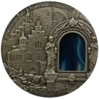 RARE Ниуэ 2 доллара 2012г. Хрустальное искусство: "Секреты Лихтенштейна. Агат". Монета в капсуле; подарочном футляре; сертификат; коробка. СЕРЕБРО 62,27гр.(2 oz).