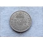 Werty71 Великобритания 2 шиллинга 1 флорин 1949 Георг 6