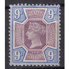 43.Br. Великобритания. Виктория. Стандарт. 9P. 1887 г. Mi.#95.