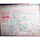Журнал Burda только выкройки  из номеров 4,9 1990