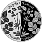 Лапчатка скальная. 2017 год  20 рублей
