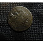 Денга 1731. Красивый перечекан