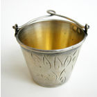 Ситечко для чая в форме ведра, серебро 875 пробы. СССР, Баку, 1969 г.