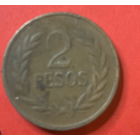 Колумбия 2 песо 1987г.