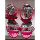 Босоножки розовые, р.36, б.у