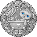 ТОРГИ. Серебро. Вадалей . Водолей , Aquarius ,  серебро , 20 рублей . Знаки Зодиака . Гороскоп. Гараскоп .