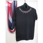 Нарядная кофта с металлическими бусинами + платок