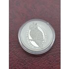 Ушастая сова,1 рубль 2015 Медно-никель