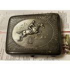 Портсигар "Жокей, скачки" с 1 р