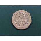 20 пенсов Великобритания.