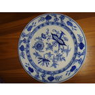 Rare! 33 см. Блюдо . Тарелка . Villeroy & Boch Dresden Мейсен . Луковый ( луковичный ) узор