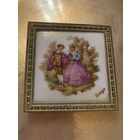 Панно Лимож Свидание Франция винтаж