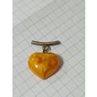 Подвеска  Кулон Янтарь Серебро ?  с 1 рубля
