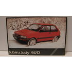 Карманный календарик. Subaru. 1992 год