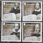 2014- 450-летие со дня рождения Уильяма Шекспира -Гибралтар