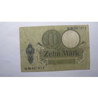 Германия Ro27а . 10 марок 1908 г. ( 6 цифр в номере )