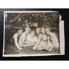 Фото "Пионерский лагерь, вожатые", 1937 г.