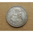 Мексика, 1 песо 1965, биллон (серебро 0.100)