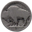 Соединённые Штаты Америки (США) 5 центов 1913-38 гг. Фауна. Бизон. Голова индейца (Железный Хвост- вождь Огала Лакота). Буффало Никель.