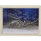 Шкарубо В.Ф.(1957-2020);работа в каталоге /Под снегом/,а ее авторский вариант"Вечер", 2007г. Размер 50х70 см. Холст, масло.