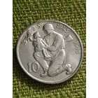 Чехословакия 10 крон 1955 г ( Годовщина Освобождения от Немецкой Оккупации )