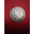 1 Флорин (Десятая фунта) 1871 Великобритания. Серебро. С рубля. (13) Не частая монета.