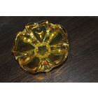 Стеклянная конфетница, цветное стекло, из СССР.