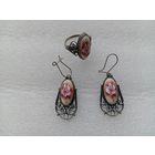 Кольцо, сережки