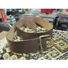 Ремень советский офицерский кожаный 1975 г, полотно 115 см.