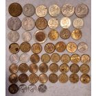 Монеты России, сборный лот, 1990-е, 53 штуки.