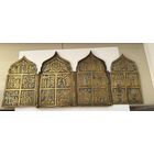 Складень 19 век в родном сборе в эмалях