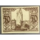 Нотгельд , 50 пфеннигов, Падерборн 1921 год. Веймарская республика