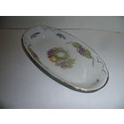 Старая Селёдочница Фарфор Барановка СССР Ручная Роспись