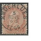 Бельгия. Король Леопольд II. 1893г. Mi#53.