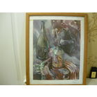 Акварель "Вечер"