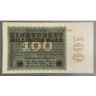 Банкнота 100 миллионов марок 1923 год. Веймарская республика.