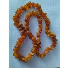 Бусы янтарь