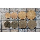 Сборный лот монет СССР 1986 года (всего 8 штук). В достойном сохране!
