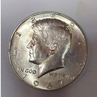 1/2 доллара 1967 Кеннеди США. Серебро! Яркий блеск