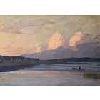 Козловский А.С;139/99см. "Озеро Веркуды". Холст, масло. Размер 139х99 см.