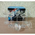 Бокалы (набор рюмок 6 шт.) Изабель. Богемия, чехословакия